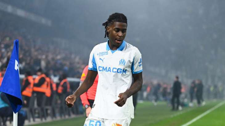 Bakola lors de OM-Monaco