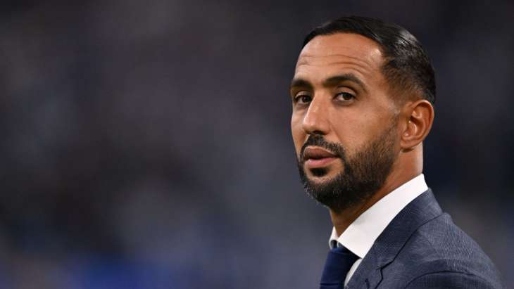 Directeur général Medhi Benatia de l'OM avant le match de Ligue 1 McDonald's entre l'Olympique de Marseille et le Paris Saint-Germain FC au Stade Vélodrome.