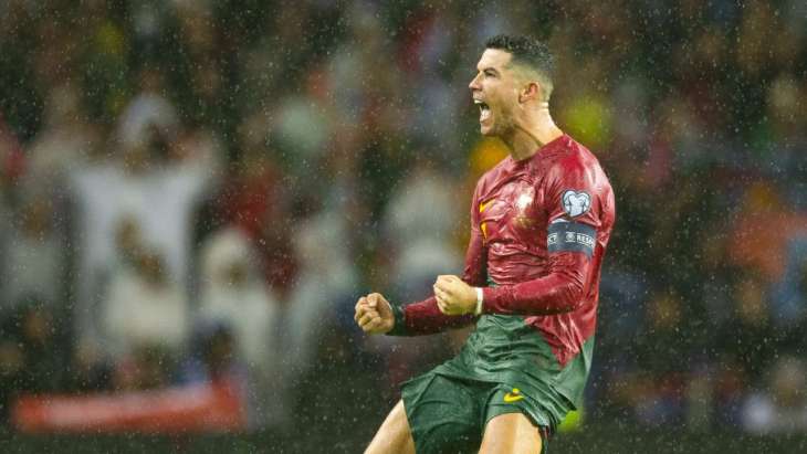 cristiano ronaldo joie sous la pluie