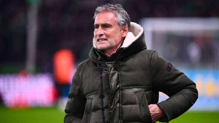Olivier Dall'Oglio lors de son dernier match avec l'ASSE