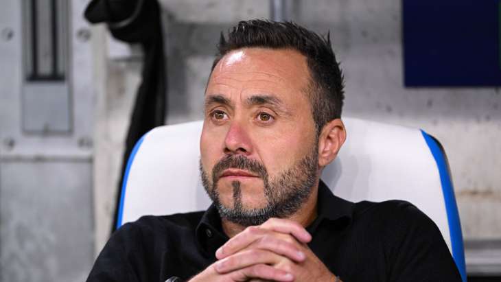 Roberto de Zerbi lors de OM-Ajax