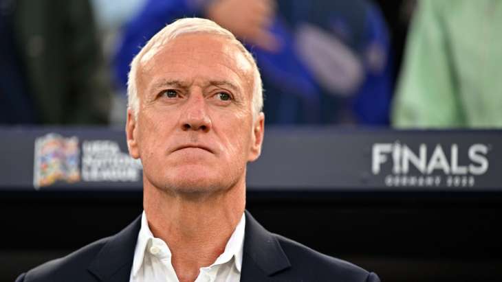 Didier Deschamps lors de France-Espagne
