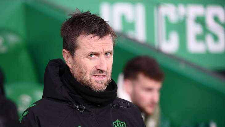 Eirik Horneland lors de ASSE - Bastia