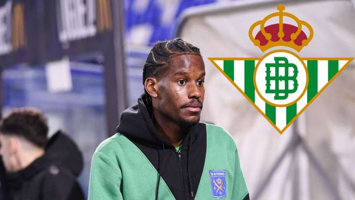 Pierre Ekwah lors de ASSE-Auxerre