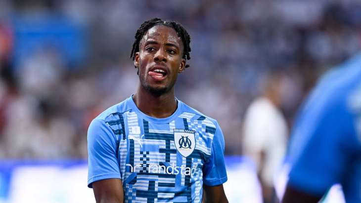 Elye Wahi sous les couleurs de l'OM