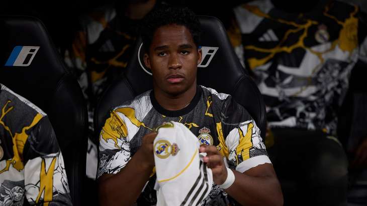 Endrick lors de Real - Celta Vigo