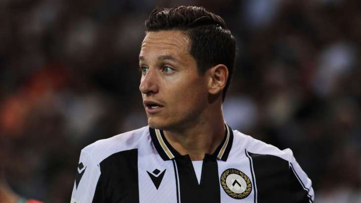 Florian Thauvin avec le maillot de l'Udinese