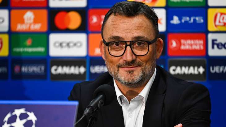 Franck Haise en conférence de presse