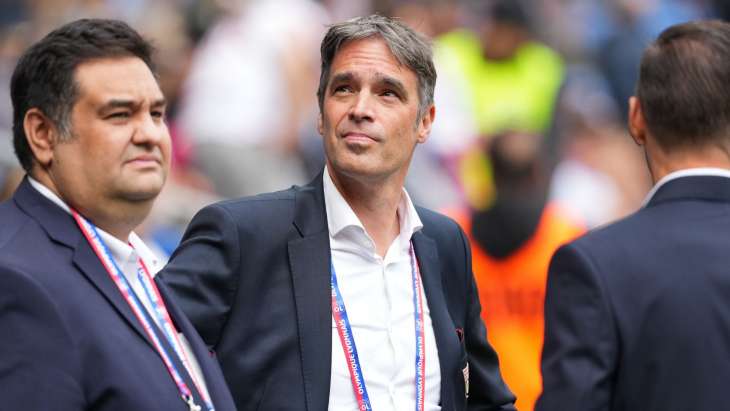 Michael GERLINGER, de Lyon, et Florent DELIGIA, de Lyon, lors d'un match de Ligue 1.