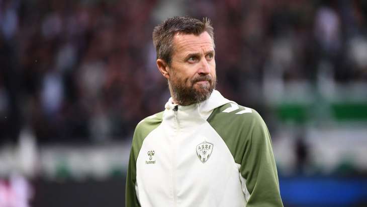 Eirik HORNELAND, entraîneur principal de Saint-Étienne lors du match de Ligue 2 BKT entre Saint-Étienne et Grenoble.