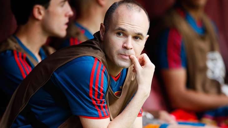 iniesta banc espagne