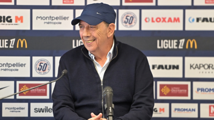 Jean Louis Gasset, nouvel entraineur de Montpellier