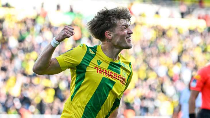 Johann Lepenant (OL) sous les couleurs du FC Nantes