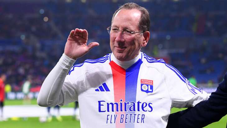 John Textor, le propriétaire de Lyon, ici tout sourire.