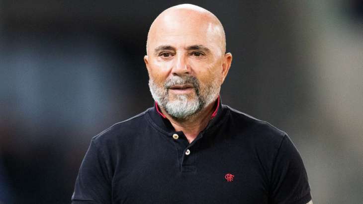 Jorge Sampaoli, futur entraîneur du Stade Rennais, ici sous les couleurs de Flamengo.