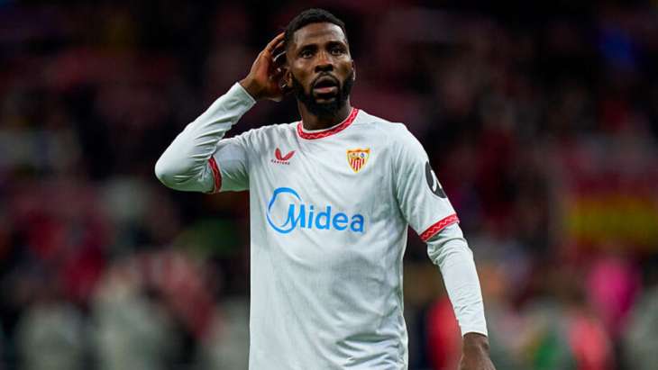 Kelechi-Iheanacho sous les couleurs du Séville FC.