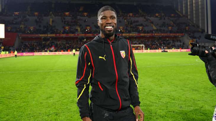 Kevin Danso, tout sourire avec le Racing Club de Lens