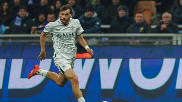 Khvicha Kvaratskhelia, joueur du SSC Napoli.