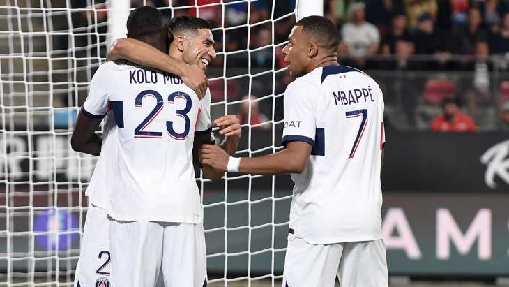 kolo muani hakimi mbappe psg rennes