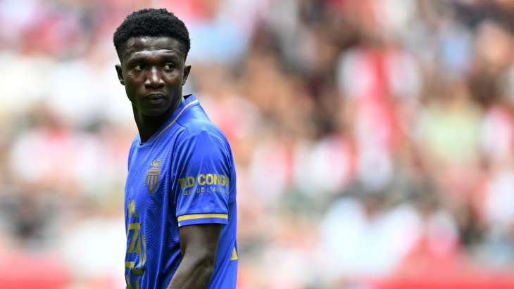 Lamine Camara avec l'AS Monaco
