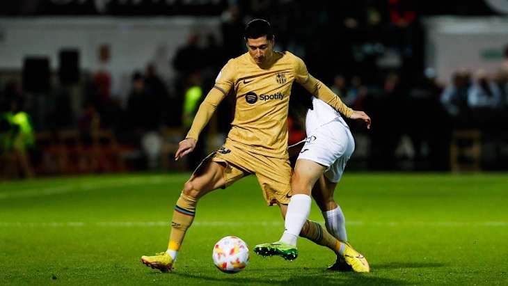 Lewandowski lors de Ceuta-Barca