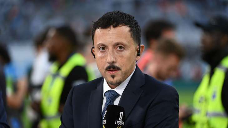 Le président Pablo LONGORIA de l'OM avant le match de Ligue 1 McDonald's entre l'Olympique de Marseille et le Paris Saint-Germain.