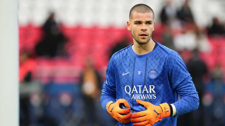 Lucas Chevalier lors de PSG-Nice