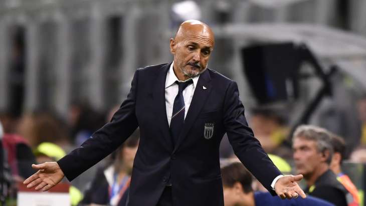 luciano spalletti sur le banc contre l'ukraine