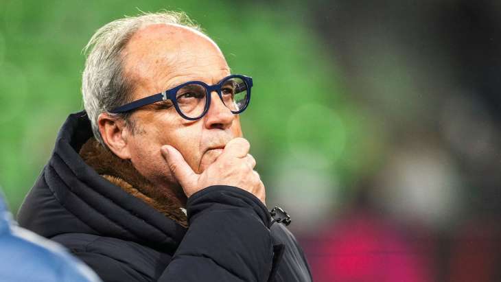 Luis Campos lors de PSG-Metz