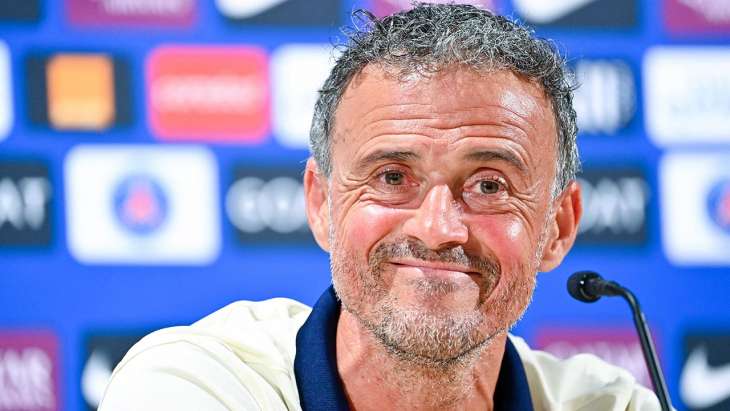 luis enrique sourire conf psg new