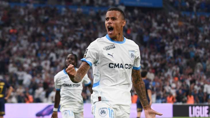 Mason Greenwood avec l'Olympique de Marseille