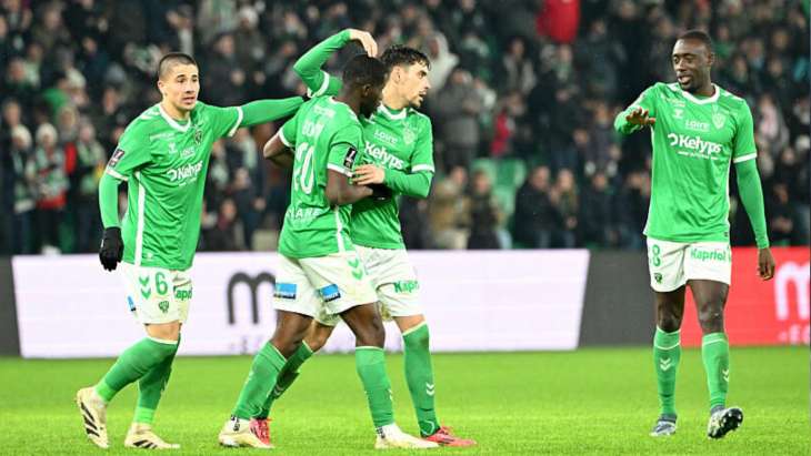 Mathieu Cafaro sous les couleurs de l'ASSE.