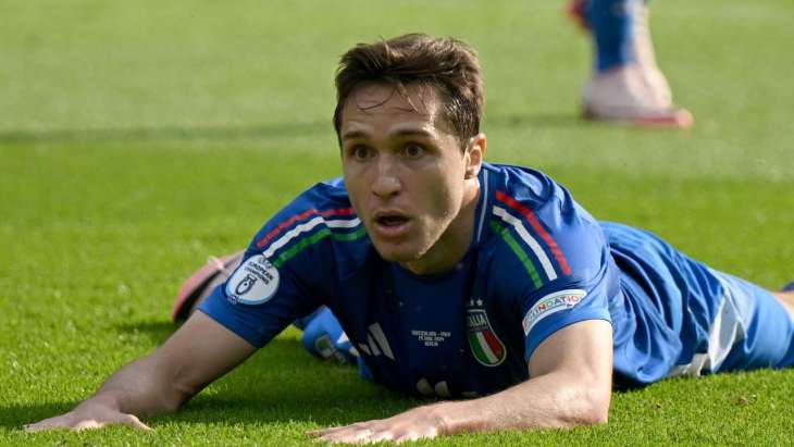 Federico Chiesa après l'élimination de l'Italie par la Suisse