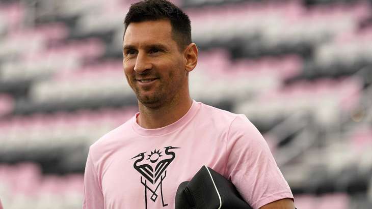 messi inter miami rose training