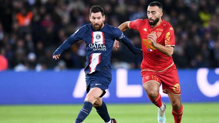 messi psg-angers duel
