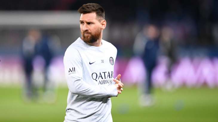 messi psg ol training new