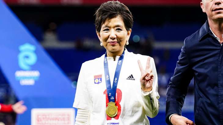 Michele Kang avec l'OL Féminin