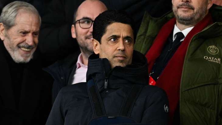 Nasser al-Khelaïfi lors de PSG-Tottenham