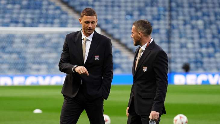 Nemanja Matić et Jordan Veretout, joueurs de l'OL.