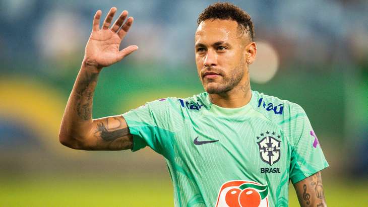 neymar bresil main training