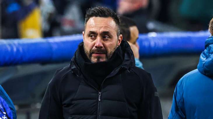 Roberto De Zerbi, l'entraîneur de l'Olympique de Marseille.