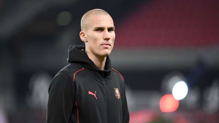 Leo Ostigard lors de Rennes-OM