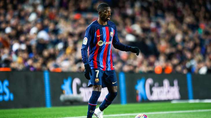 Ousmane Dembélé lors de Barça-Getafe