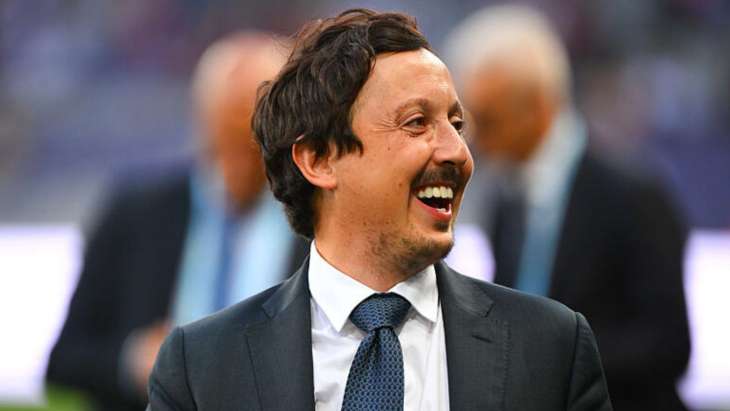 Pablo Longoria, président de l'OM, ici tout sourire.