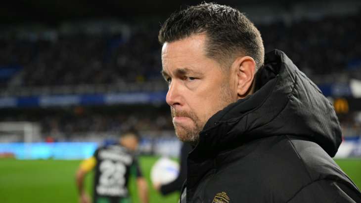 Pierre SAGE Entraîneur principal de Lens lors du match de Ligue 1 McDonald's entre Auxerre et Lens