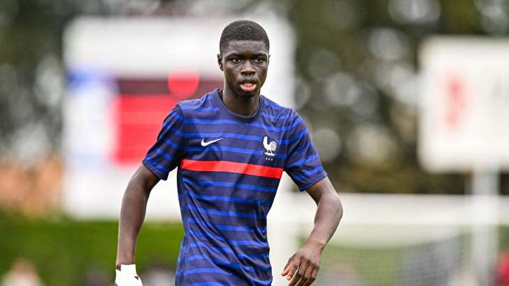 Robinio Vaz sous le maillot de l'équipe de France