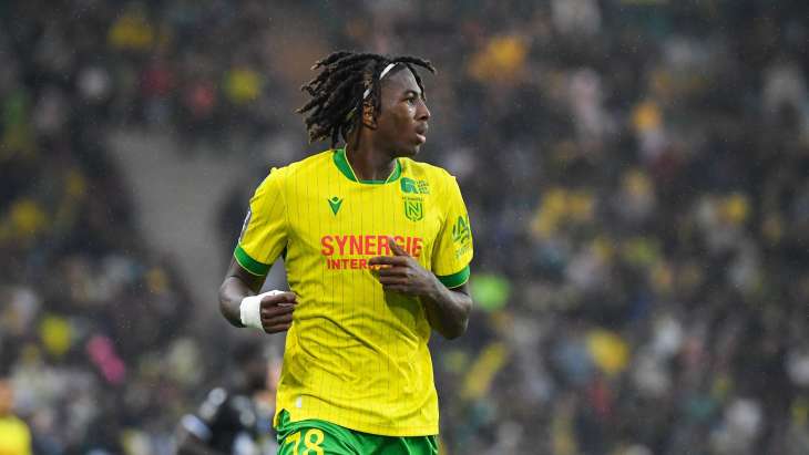 Tylel TATI, joueur de Nantes, lors du match de Ligue 1 McDonald's entre Nantes et Auxerre.