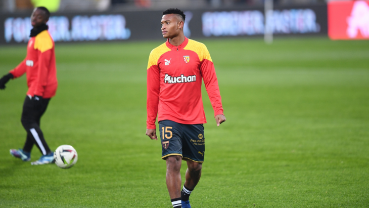 Óscar Cortés avec le RC Lens
